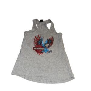 Harley Davidson Patriotic Racer Back Tank